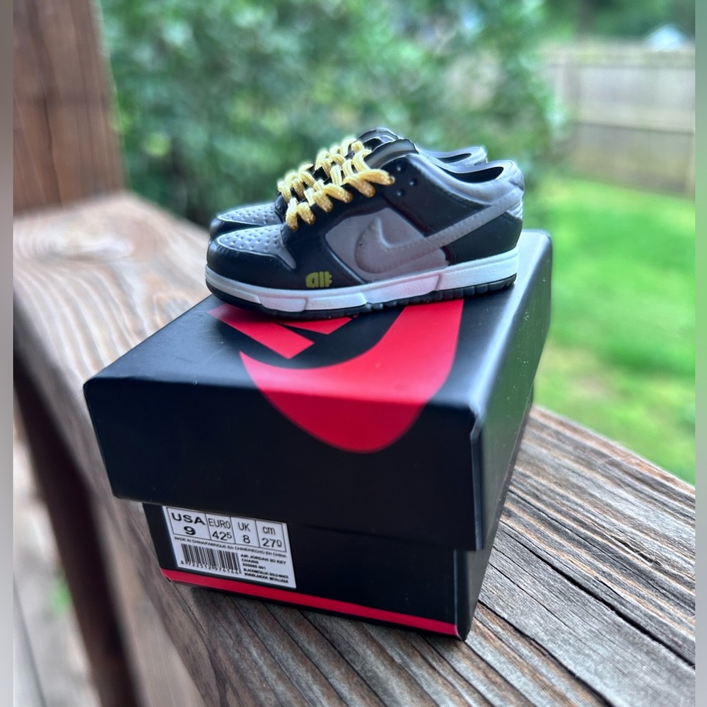 MINI Nike collectable Black and Gray Low-Top Sneakers